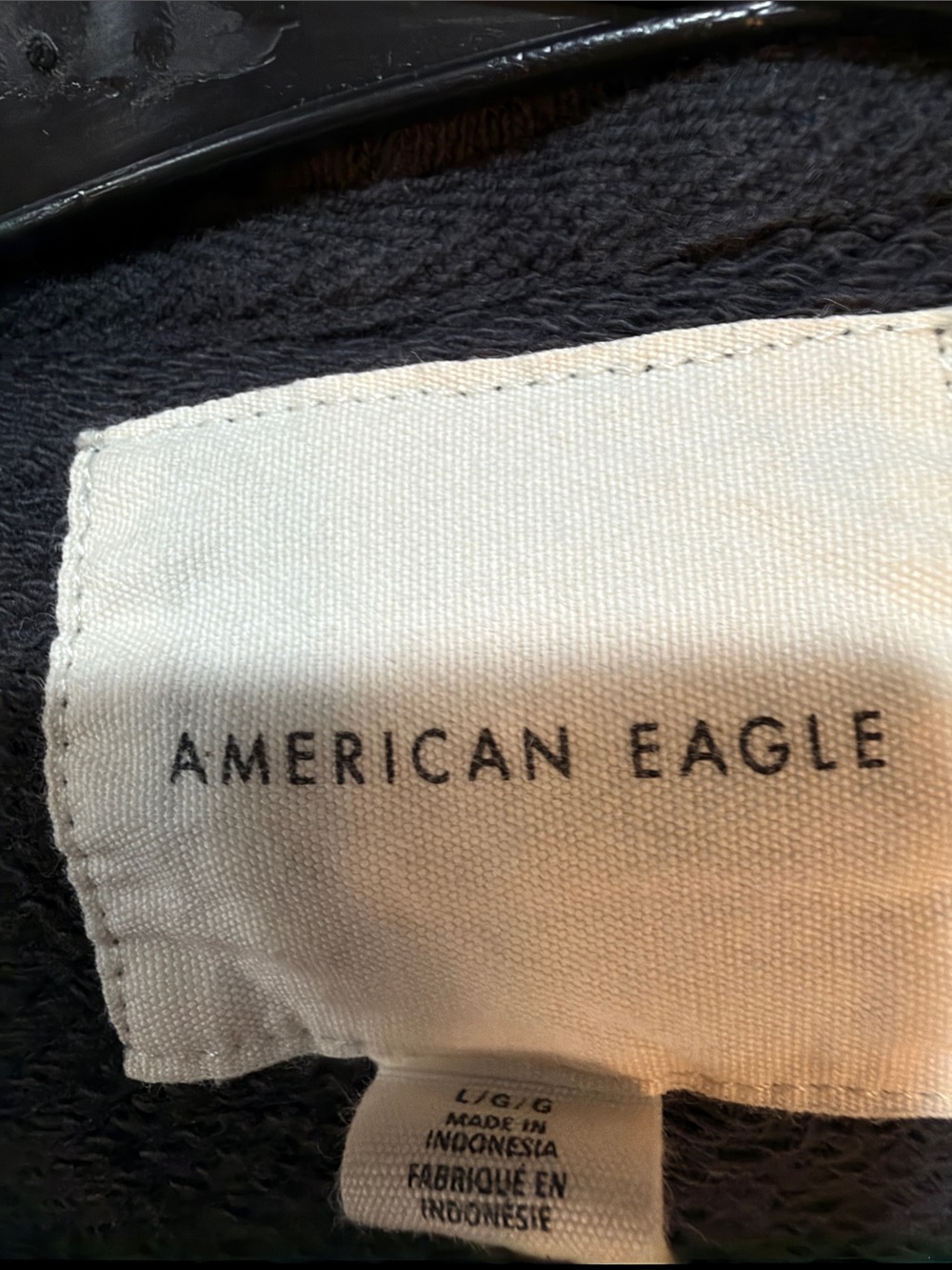 American Eagle Womens black Zip Hoodie - Picture 3 of 3